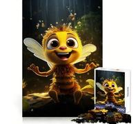 Puzzle Pixel Bee Party 1000 pièces pour Adultes, Jeu intellectuel, Amusant et apaisant, découpe précise, Cadeau de Noël (38x52cm)
