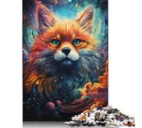 Puzzle Planet Color Fox, matériaux respectueux de l'environnement, Puzzle en Carton 100% recyclé, pour Enfants et Adultes, Cadeau de Noël, 1 000 pièces (38 x 26 cm)