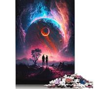Puzzle planétaire 1000 pièces Amour Cosmique pour Adultes, difficulté : Jouets éducatifs, Jeux, décoration familiale (75 x 50 cm)