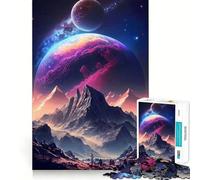 Puzzle planétaire Wonderland pour Adolescents 1000 pièces,Jeu de réflexion Amusant,Connexion Fluide et agréable,Une façon captivante de Passer Le Temps (38x52cm)