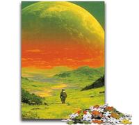 Puzzle Planète Alien pour Adolescents, 1 000 pièces, Jeux éducatifs, décoration d'intérieur, idéal pour la décoration de Bureau (38x26cm)