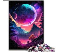 Puzzle Planète Alien pour Adultes, 1000 pièces, adapté aux 14 Ans et Plus, idéal comme Cadeau pour Toute la Famille (26x38cm)