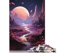 Puzzle Planète Alien, Puzzle rectangulaire en Papier Amusant pour Enfants et Adultes à partir de 12 Ans, Cadeau d'anniversaire, 1000 pièces (75 x 50 cm)