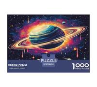 Puzzle Planète Cosmique 1000 Pieces pour Adultes,Ciel étoilé de Fantasy Un Jeu De Dexérité Très Difficile Puzzle Éducatif l'art De La Décoration Moderne 38x26cm/1000pcs
