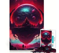 Puzzle Planète Inconnue 1000 Pièces pour Adolescents Jeu de Mémoire Activité de Groupe Amusante,Propre et Détente en Intérieur (50x75cm)