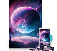 Puzzle Planète Terre 1000 Pièces pour Adolescents Stimule la Mémoire, Calme et Évasion Motif à Assembler Surprise Chaleureuse (38x52cm)