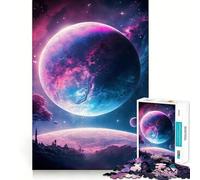 Puzzle Planète Terre pour Adolescents, 1000 pièces, défi intellectuel, Jeu Relaxant et Amusant, découpe précise, Cadeau Festif (38x26cm)