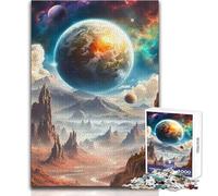 Puzzle Planète Verte 1000 pièces - Jeu éducatif et ludique pour Toutes Les Occasions - Dimensions:38x52cm