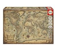 Educa - Puzzle de 3000 pièces pour Adultes | Mapamundi. Mesure : 120 x 85 cm. Comprend Un Service de pièce Perdu jusqu'à Stock. Recommandé de 14 Ans (19567)
