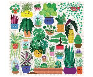 Puzzle - Plantes Heureuses Multicolor TU