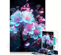 Puzzle Plum Bloomscape 1000 pièces pour Adultes, Puzzle Relaxant et apaisant, Image à Assembler, Cadeau du Père Noël (50x75cm)