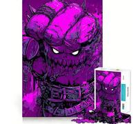 Puzzle Poing de Monstre Violet pour Adolescents, 1000 pièces, Jeu intellectuel, Divertissement d'intérieur, découpe de qualité, Cadeau créatif (38x52cm)