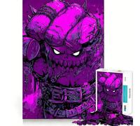 Puzzle Poing de Monstre Violet pour Adultes, 1000 pièces, pour stimuler la mémoire, se détendre et s'amuser Finitions précises Un Joli Cadeau (50x75cm)