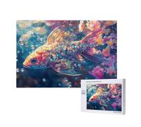 Puzzle Poisson 2000 Pièces Adultes, Puzzles Classiques Art Rêve avec Boîte d'emballage et Photos de Référence, Relaxation/Soulagement du Stress/Jeux Amusants, DIY Creatif Cadeau pour Femme 2T-83