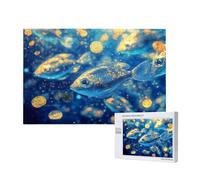 Puzzle Poisson 2000 Pièces Adultes, Puzzles Classiques Art Rêve avec Boîte d'emballage et Photos de Référence, Relaxation/Soulagement du Stress/Jeux Amusants, DIY Creatif Cadeau pour Femme 2T-328