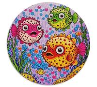 Puzzle Poisson-Globe 1000 Pièces pour Adultes Enfants Jeu ÉduChatif Puzzle Poisson-Ballon Bulles Cadeau Anniversaire Home Decor 1000pcs (67.5x67.5cm)