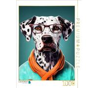 Puzzle · Poivre de Hund | Fais la connaissance du chien hipster · 1000 pièces · Format assemblé 64 × 48 cm · CALVENDO Puzzle