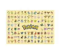 Puzzle Pokédex de la région de Johto 1000 pcs