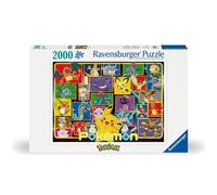 Puzzle pokémon lumineux 2000 pcs