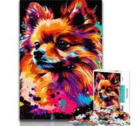 Puzzle Poméranien 1000 pièces pour Adolescents, 1000 pièces Difficiles et imbriquées de manière aléatoire, 75x50cm