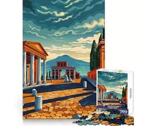 Puzzle Pompéi pour Adolescents 1000 pièces Wise Think Toy Leisure Fun Clear Cut Décoration Murale (50x75cm)