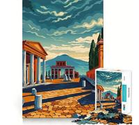 Puzzle Pompéi pour Adolescents 1000 pièces Wise Think Toy Leisure Fun Clear Cut Décoration Murale (50x75cm)
