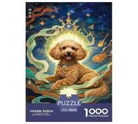 Puzzle Poodle De 1000 Pièces pour Adultes,Nébuleuse Fantastique Un Jeu De Dexérité Très Difficile Puzzle Jeu Éducatif l'art De La Décoration Moderne 38x26cm/1000pcs