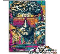 Puzzle Pop-Art de 1000 pièces représentant la Statue de David de Michel-Ange, pour Les 14 Ans et Plus, Jeux Amusants, activités à la Maison, Cadeaux d'anniversaire, Cadeaux de Voyage (26x38cm)