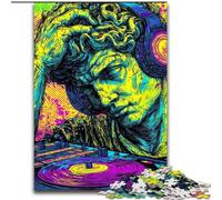 Puzzle Pop-Art Statue de David de Michel-Ange pour Adultes 1000 pièces, Jeu Stimulant, idéal comme Cadeau pour Toute la Famille (26x38cm)