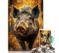Puzzle Porc-épic 1000 pièces, Difficile à réaliser, mais Amusant et Humoristique, Cadeau d'anniversaire, décoration Murale (38x26cm)