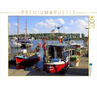 Puzzle · Port de pêche de Travemünde, à l'entrée du Port | 1000 pièces · Format assemblé 64 × 48 cm · CALVENDO Puzzle