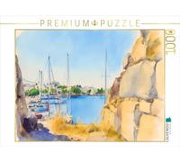 Puzzle · Port pittoresque de KOS | Une île enchanteresse dans la mer Égée · 1000 pièces · Format assemblé 64 × 48 cm · CALVENDO Puzzle