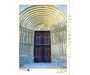 Puzzle · Portail des Princes de la cathédrale de Bamberg | 1000 pièces · Format assemblé 64 × 48 cm · CALVENDO Puzzle