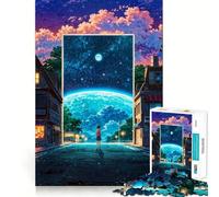 Puzzle Portail vers l'univers pour Adolescents, 1000 pièces, Jouet ludique et Amusant, décoration Murale Transparente (50x75cm)