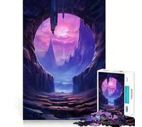 Puzzle Portail vers Un Autre Monde pour Adolescents, 1000 pièces, renforce la mémoire, Passe-Temps apaisant, qualité supérieure, Cadeau Festif (38x26cm)