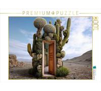 Puzzle · Porte Ouverte sur L'Aventure dans Le Jardin du désert | Porte vers le désert · un portail vers l'inconnu · 1000 pièces · Format assemblé 64 × 48 cm · CALVENDO Puzzle