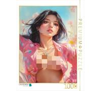 Puzzle · Portraits érotiques de Femmes | Sa blouse préférée est légère et aérée · 1000 pièces · Format assemblé 64 × 48 cm · CALVENDO Puzzle
