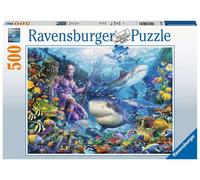 Puzzle Poseidon Meere sous-Marin Monde Requin Colorées Poissons Océan Grec Dieu