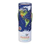 Puzzle poster - 200 pieces - animaux du monde
