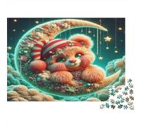 Puzzle Poule Folle 1000pcs 38x26cm Papier Recy dultes Ferme Fantaisiste Défi Difficile Aptitudes Manuelles Décoration Maison Cadeau