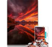 Puzzle pour Adolescent, Magnifique Puzzle de 1 000 pièces représentant Une rivière de Montagne, idéal comme Cadeau pour Toute la Famille à partir de 14 Ans, 75x50cm