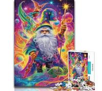 Puzzle pour Adolescent Sorcière psychédélique Puzzles pour Adultes 1000 pièces Design Difficile, Dynamique et Unique Expérience de Puzzle relaxante et stimulante 50x75cm