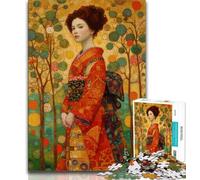 Puzzle pour Adolescent Style Japonais Femme Adulte 1 000 pièces Design Unique Stimulant et Stimulant (26x38cm)