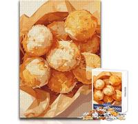 Puzzle pour Adolescents:1000 Boules de Noix de Coco dans Un Sac en Papier Jeu de Puzzle Unique et Stimulant Cadeau d'anniversaire Dimensions:38x52cm.