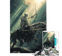 Puzzle pour Adolescents 1000 Cavalerie Maudite Dernier Rempart Jeu éducatif défi Jouet Jeu Impossible idée Cadeau d'anniversaire (Dimensions 38x26cm)