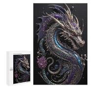 Puzzle pour Adolescents 1000 PCS Aesthetic Steampunk Dragon Puzzles pour Adolescents - Jouets Anti-Stress - Assemblage De Motifs - Cadeaux Uniques pour Anniversaire Et Noël 1000 PCS