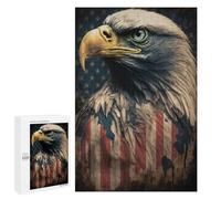 Puzzle pour Adolescents 1000 PCS American Bald Eagle Puzzle pour Adultes - Jeu Manuel - Décoration Murale - Difficile Et Stimulant 1000 PCS