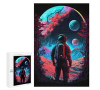 Puzzle pour Adolescents 1000 PCS Astronaut in Outer Space Puzzle pour Adultes - Jeux Relaxants - Décoration Intérieure - Cadeaux Uniques d'anniversaire Et De Noël 1000 PCS