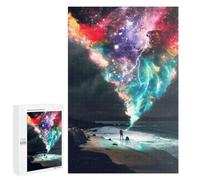 Puzzle pour Adolescents 1000 PCS Beach Dreamscape with Cosmic Sky Puzzle pour Adultes - Jeu Manuel - Décoration Murale - Cadeaux Uniques pour Anniversaire Et Noël 1000 PCS