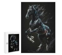 Puzzle pour Adolescents 1000 PCS Beautiful Colorful Horse Puzzle Adulte, Jouet, Décoration Murale, Découpe De Précision, Jeu Stimulant, Cadeaux 1000 PCS